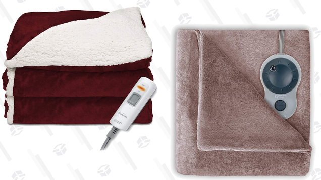Sherpa Heated Blanket | $48 | AmazonVelvet Plush Heated Blanket | $55 | Amazon
